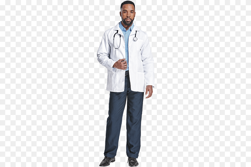 Multifunctional Long Sleeve Lab Coat Lab Mul African Male In Lab Coat, Clothing, Lab Coat, Adult, Man Png