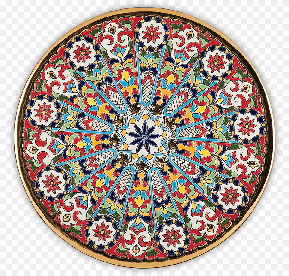 Multihued Floral Decorative Circle, Pattern, Pottery, Art, Plate Free Transparent Png