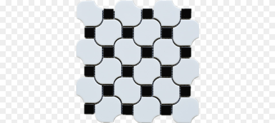 Multile Halibon With Black Dot Porcelain Mosaic Tile Tile, Indoors, Interior Design, Pattern, Bathroom Png Image