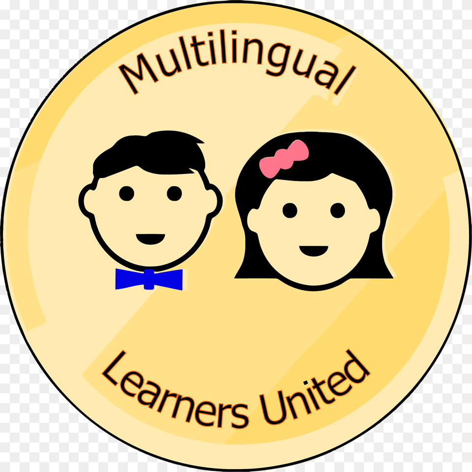 Multilingual Learners United Logo Modification Clip Art, Badge, Gold, Symbol, Face Png Image