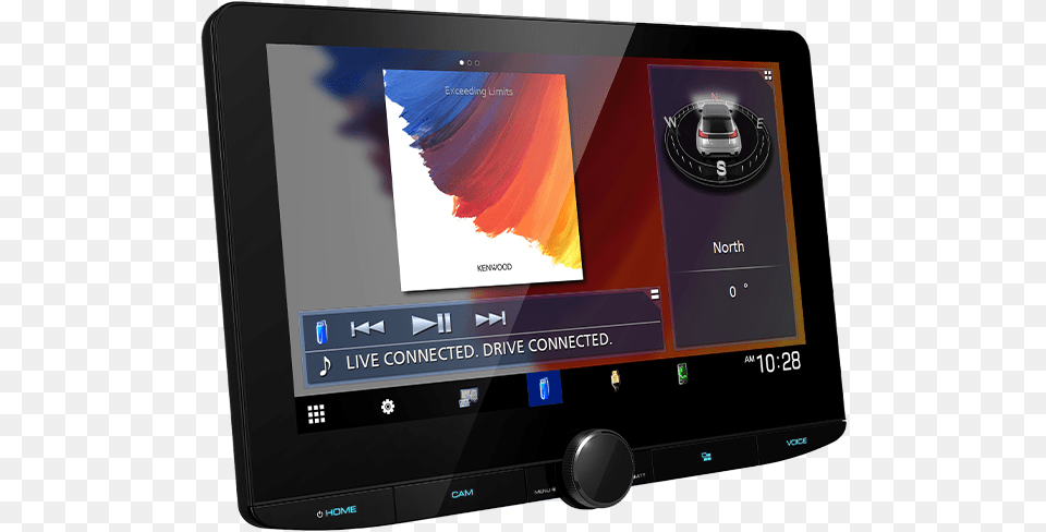 Multimedia And Navigation Car Electronics Kenwood, Computer, Tablet Computer, Screen, Computer Hardware Png Image