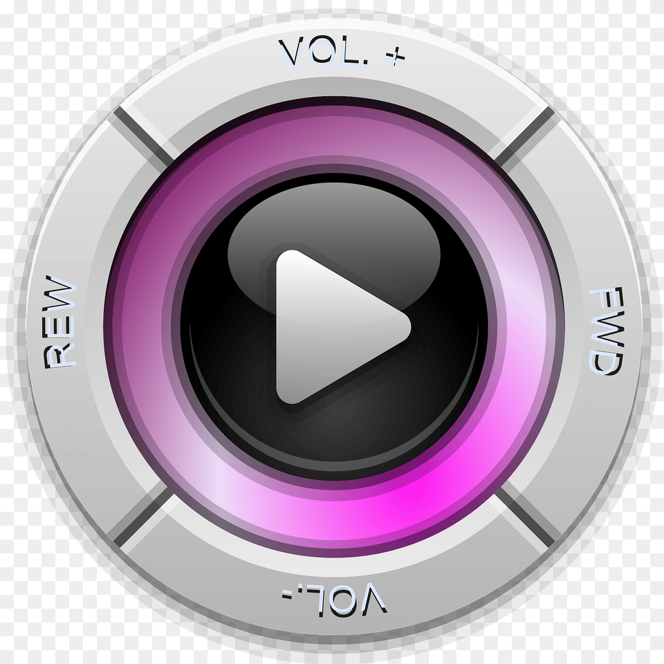 Multimedia Button Play Volume Rewind Fast Forward Clipart, Electronics, Camera Lens, Disk Free Transparent Png