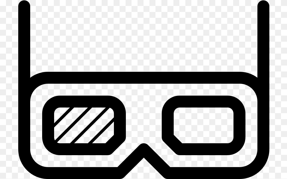 Multimedia Games 3d Glasses, Gray Png