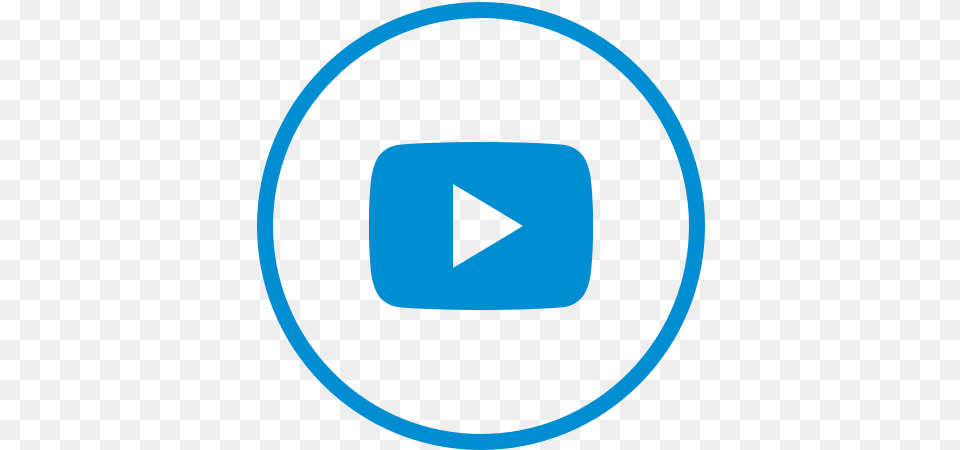 Multimedia Social Video Youtube Icon Youtube Icon Blue, Disk Free Transparent Png