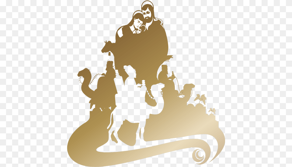 Multimedial Nativity Scene Silhouette, Person, Face, Head, Adult Png