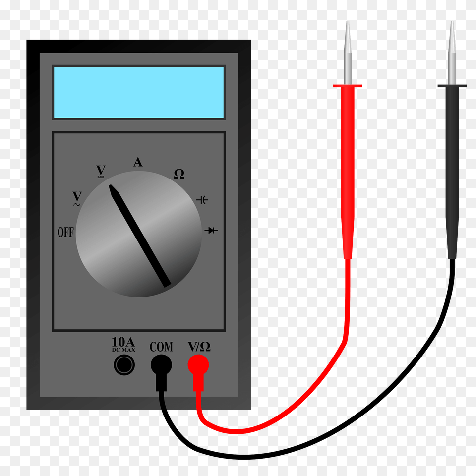 Multimeter With Leads Clipart, Electrical Device Free Png Download