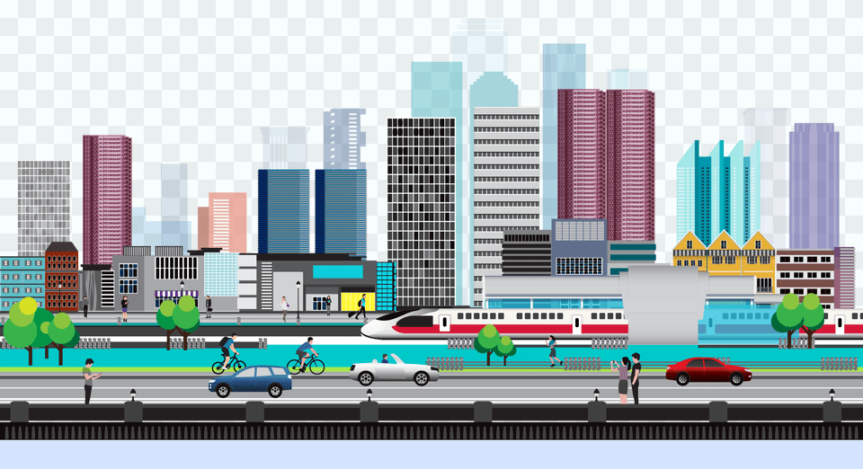 Multimodal Transit Autodesk Revit, Urban, City, Metropolis, Architecture Free Transparent Png