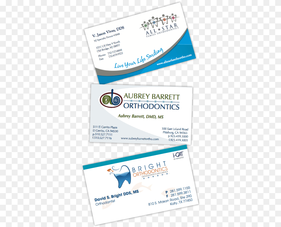 Multiple Business Cards Orthodontist Visiting Card, Paper, Text, Business Card Png Image