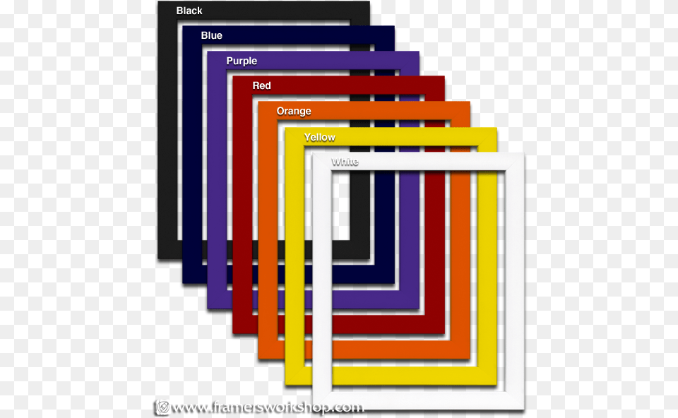 Multiple Color Frame Choices 8 X 10 Colored Picture Frames Free Png Download