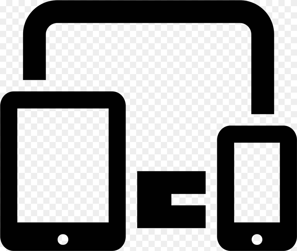 Multiple Devices Icon Mobile Devices Icon, Gray Png
