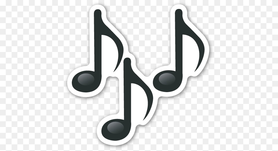 Multiple Musical Notes Emoji De Nota Musical, Smoke Pipe, Electronics, Hardware Free Transparent Png