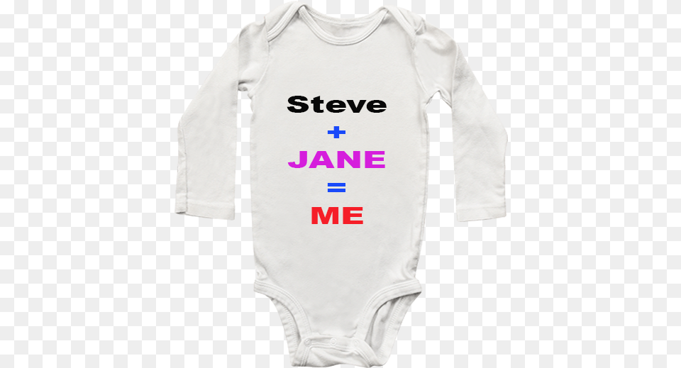 Mum And Dad Personalised Babygrow Aircraft, Clothing, Long Sleeve, Sleeve, T-shirt Free Png