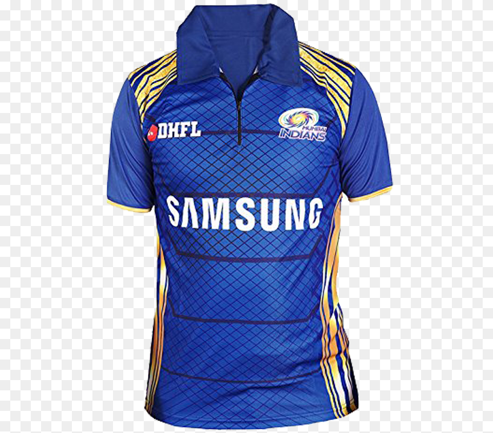 Mumbai Indians T Shirts, Clothing, Shirt, Jersey, Adult Free Transparent Png