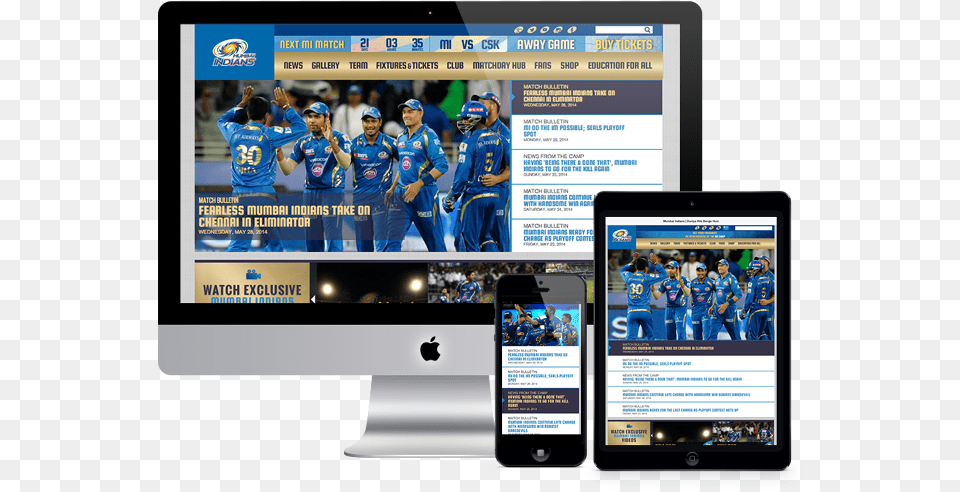 Mumbai Indians Website Re Design For Cricket39s Indian Mumbai Indians, Screen, Phone, Computer Hardware, Electronics Png