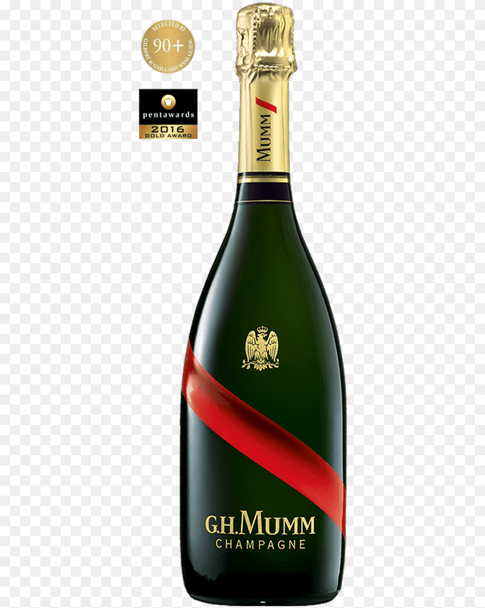 Mumm Grand Cordon Nv Gh Mumm Grand Cordon Champagne, Alcohol, Beverage, Bottle, Liquor Free Png