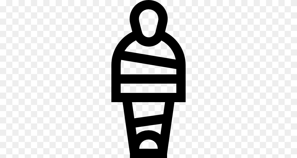 Mummy, Stencil Free Transparent Png