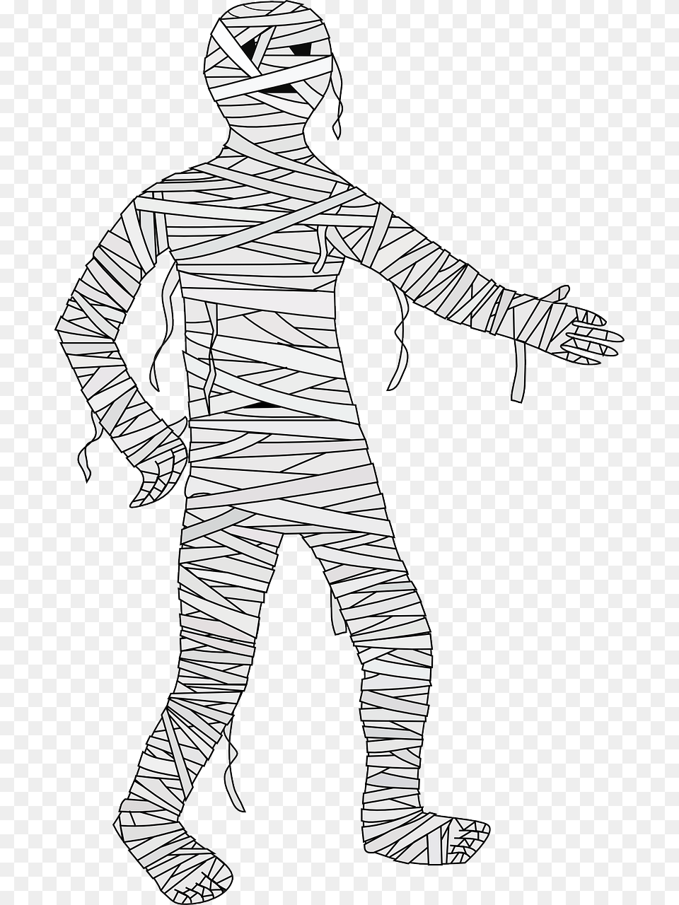 Mummy Clipart Transparent, Art, Drawing, Baby, Person Free Png Download