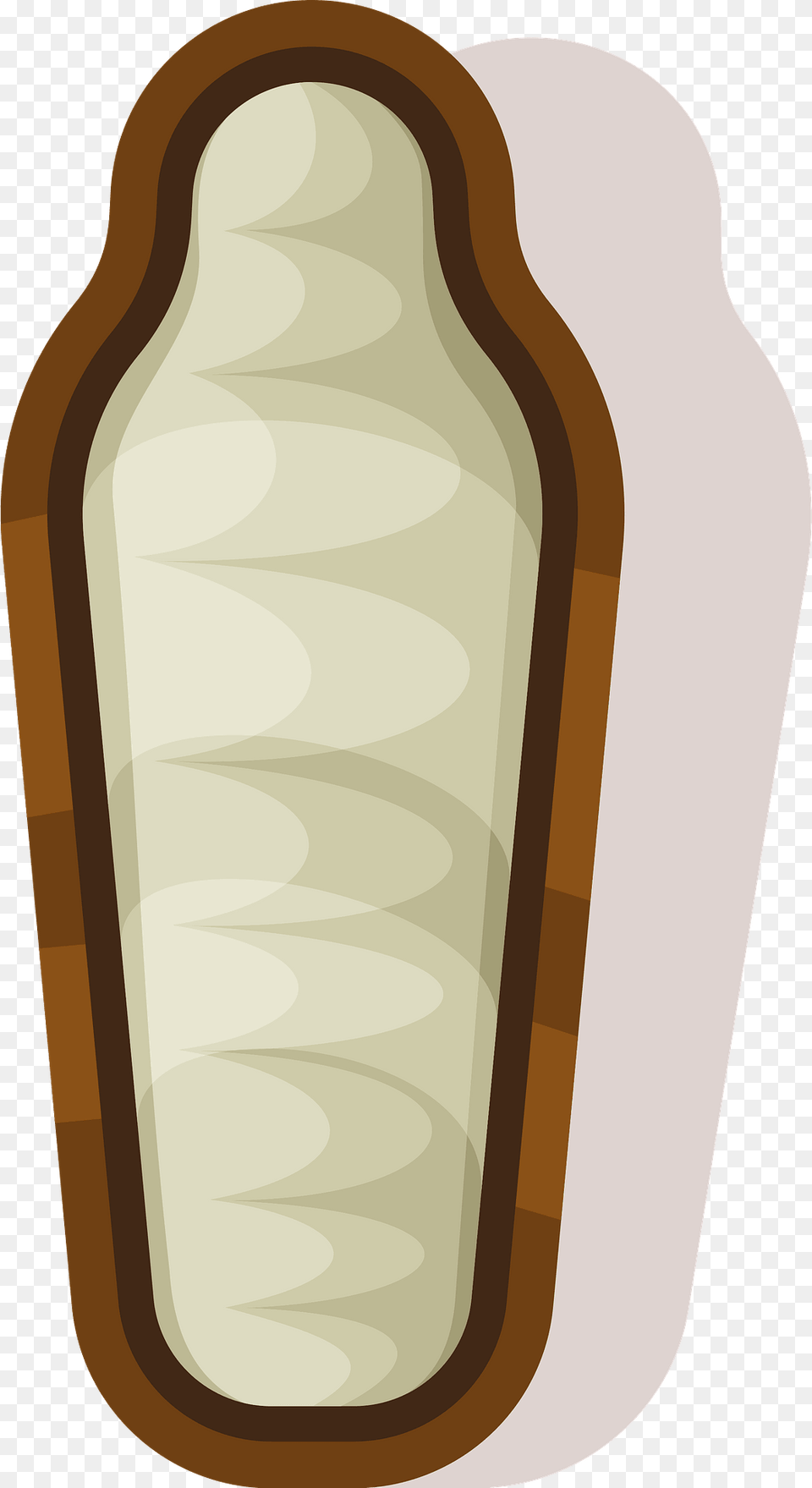 Mummy In Coffin Clipart, Jar, Bottle, Lotion, Ice Cream Free Png Download