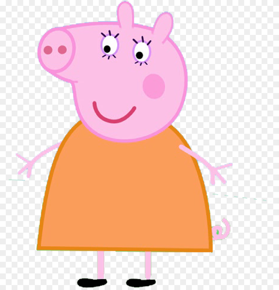 Mummy Peppa Pig Character, Clothing, Coat Png Image