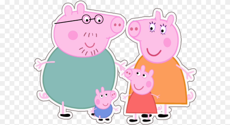 Mummy Pig Animated Cartoon Clip Art Transparente Peppa, Animal, Bear, Mammal, Wildlife Png