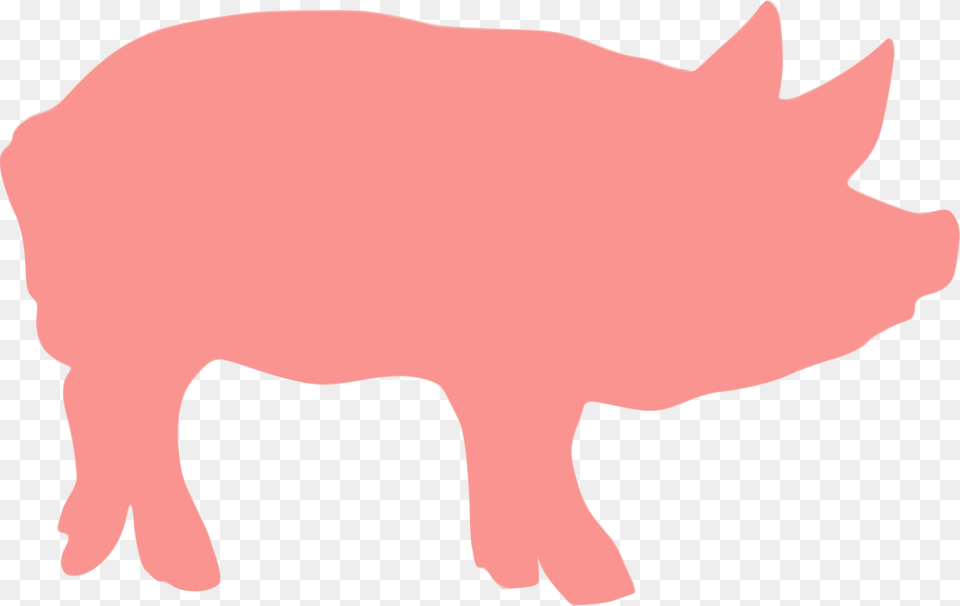 Mummy Pig Clip Art Portable Network Graphics Pig Silhouette Pink, Animal, Mammal, Hog, Boar Png Image