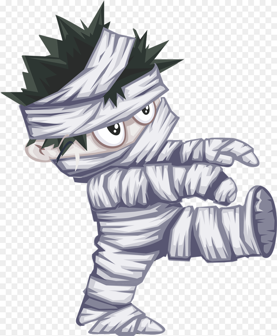 Mummy To Use Clipart Sketch Halloween Cartoon Character, Book, Comics, Publication, Baby Free Png Download