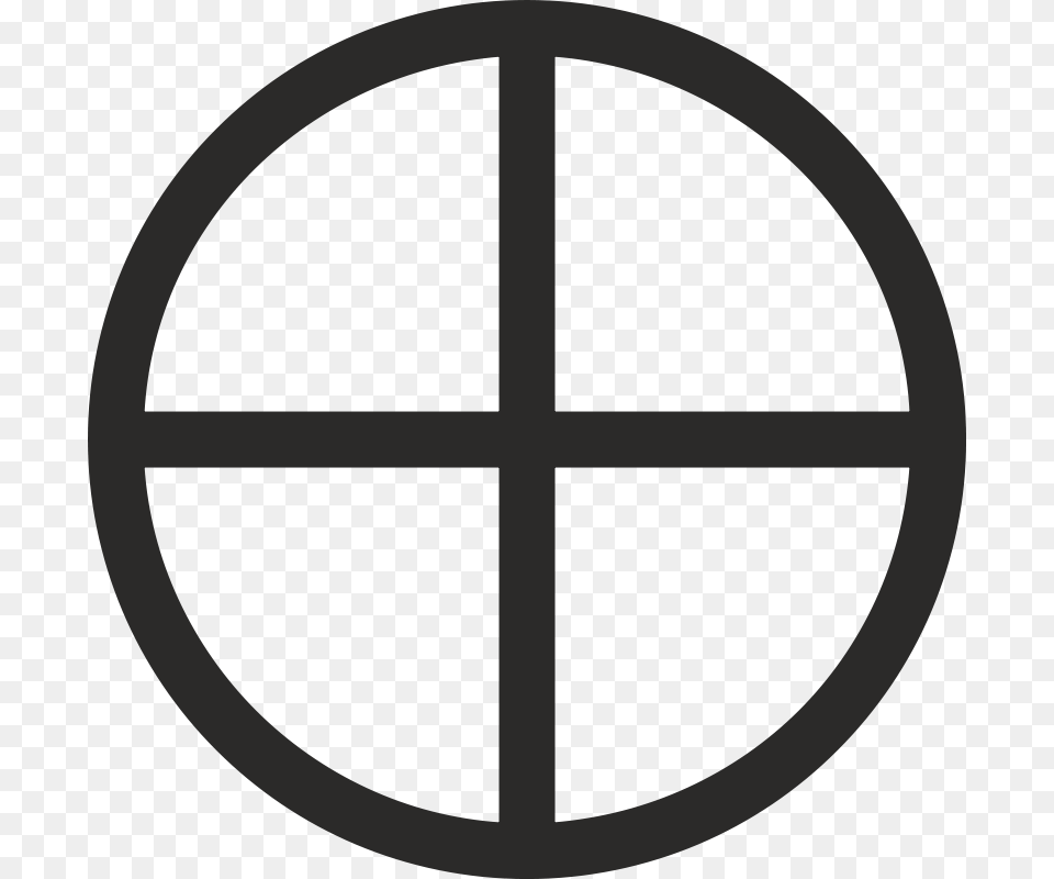 Mundane Cross Encircled Vector Pagan Symbol For War Free Transparent Png