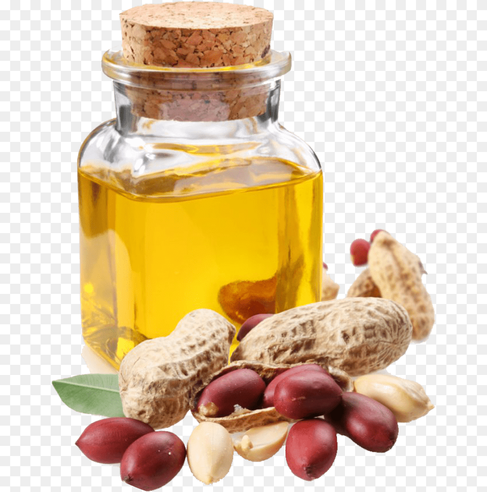 Mungfali Oil, Food, Nut, Plant, Produce Png Image