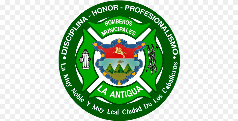 Municipal Fire Department Of La Antigua Guatemala U2013 Revue Fire Department, Logo, Badge, Symbol, Emblem Free Png