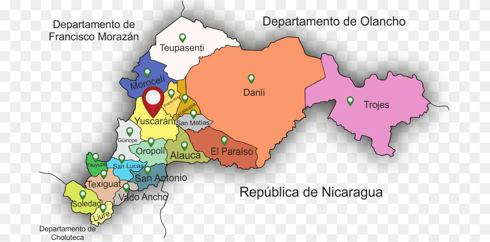 Municipio De El Paraiso, Chart, Plot, Map, Atlas Free Png Download
