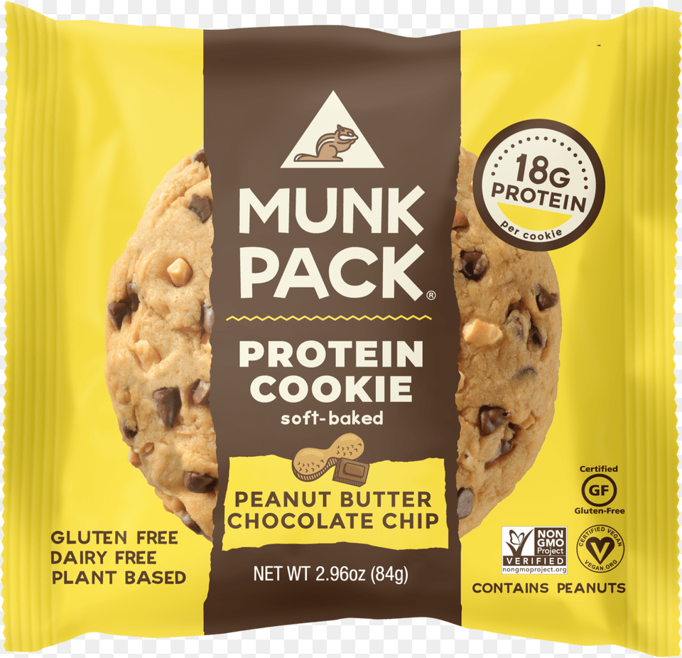 Munk Pack Protein Cookie, Food, Sweets Free Png