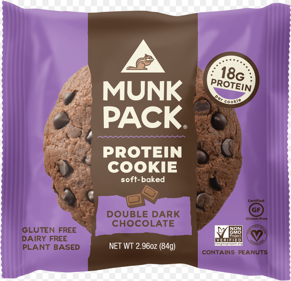 Munk Pack Protein Cookie, Food, Sweets, Chocolate, Dessert Png