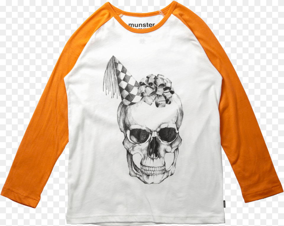 Munster Kids Party Hat Orange Mayonnaise Long Sleeve, Clothing, Long Sleeve, Face, Head Png