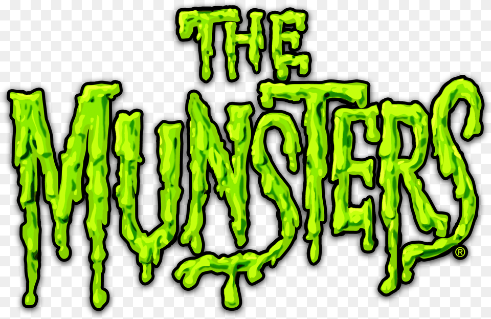 Munsters Logo, Green, Text, Person Free Png Download