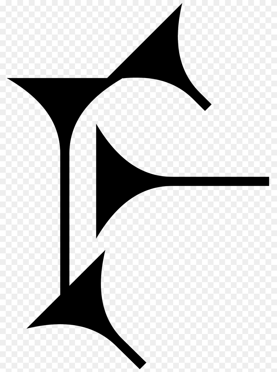 Munus Sal Sinnishtu Cuneiform Clipart, Symbol, Logo, Animal, Fish Free Png Download