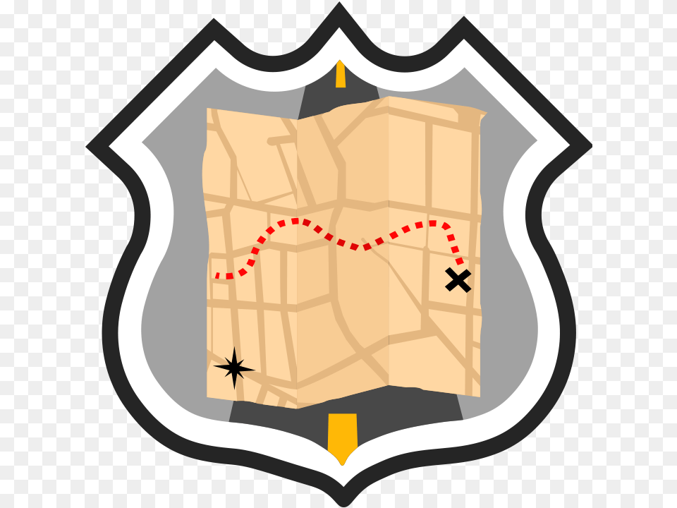 Munzee Scavenger Hunt Map, Armor, Shield Free Png