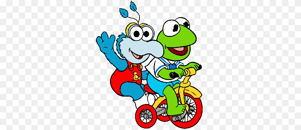 Muppet Babies Cartoon Characters Clipart, Baby, Person, Machine, Wheel Png Image