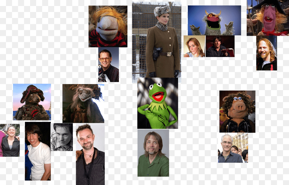 Muppet Wiki Behind The Scenes Muppets Most Wanted Part Kermit The Frog, Collage, Art, Clothing, Coat Free Png Download