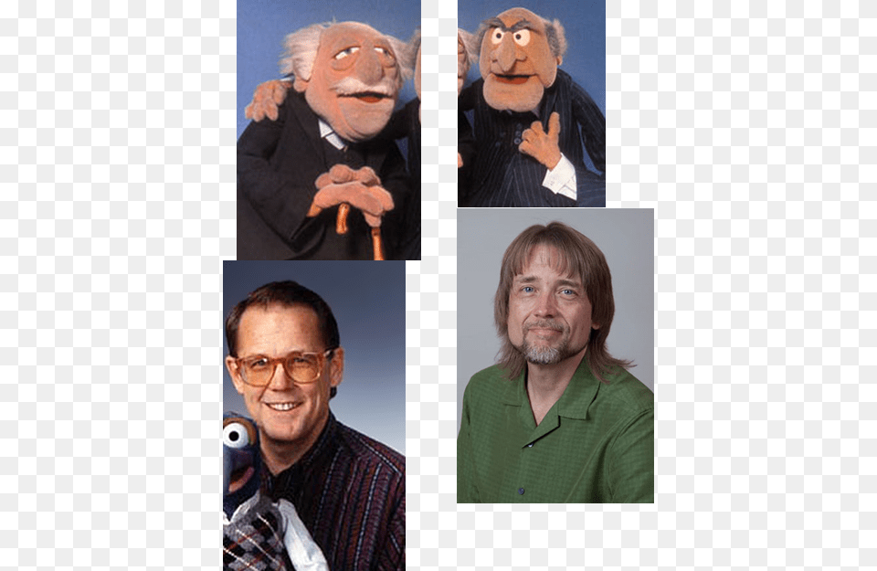 Muppet Wiki Behind The Scenes Photos Late Night With Statler And Waldorf, Adult, Portrait, Photography, Person Free Transparent Png