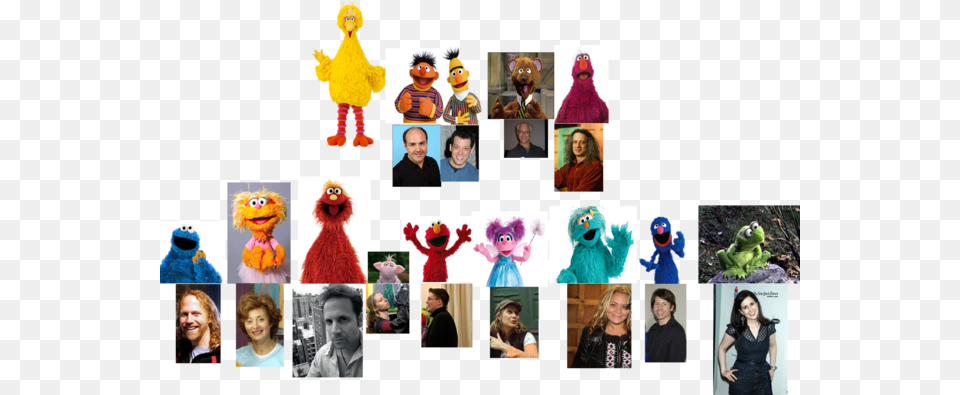 Muppet Wiki Behind The Scenes Sesame Street The Sesame Behind The Scenes Do The Alphabet, Art, Collage, Person, Clothing Free Png Download