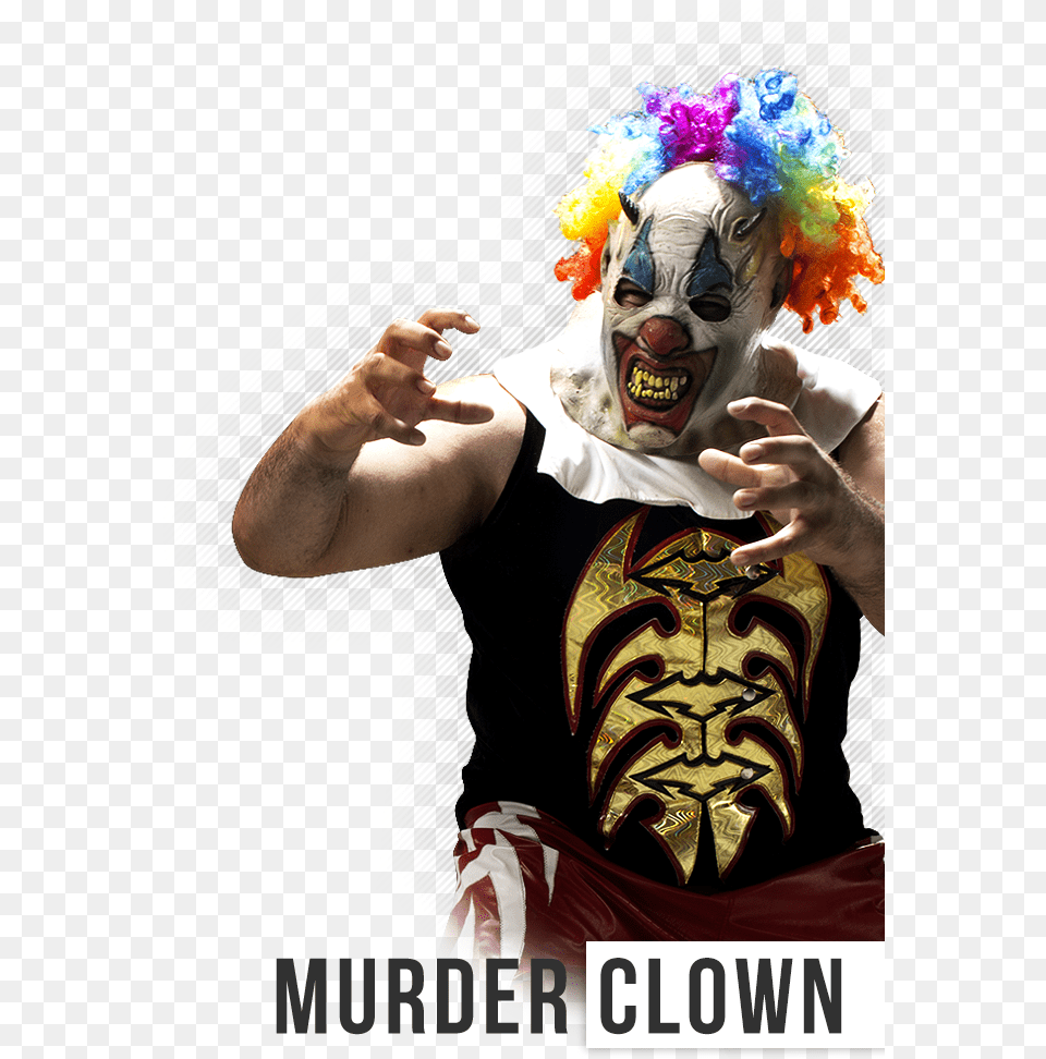 Murder Clown Lucha Libre Aaa Murder Clown, Baby, Body Part, Finger, Hand Free Png