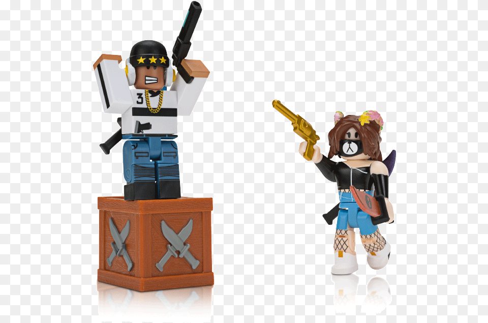 Murder Mystery Roblox Toys Series, Person, Figurine, Toy, Firearm Png