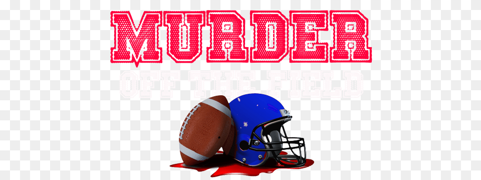 Murder Off The Field A Murder Mystery Game, Helmet, American Football, Football, Person Png Image
