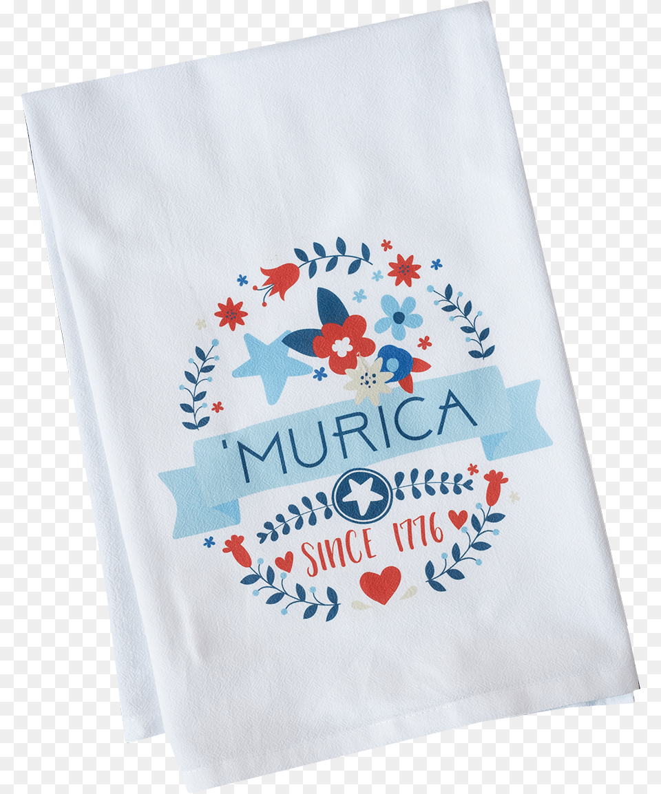 Murica Flower, Pattern, Napkin Free Png