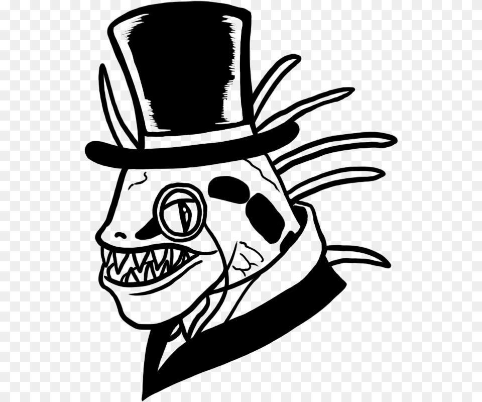 Murloc In Top Hat, Clothing, Art, Drawing Png