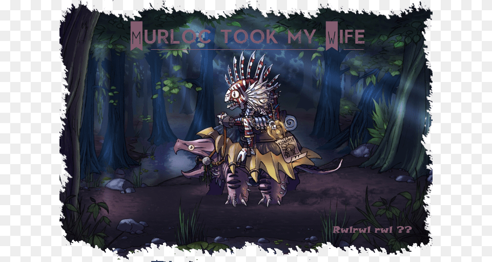 Murloc Took My Wife World Of Warcraft, Book, Comics, Publication, Adult Free Png Download