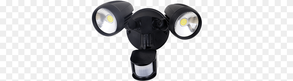 Muro Pro30s Twin Head 30w Led Spotlight With Sensor Trio Solar Lights Adelaide, Lighting, Lamp, Appliance, Blow Dryer Png