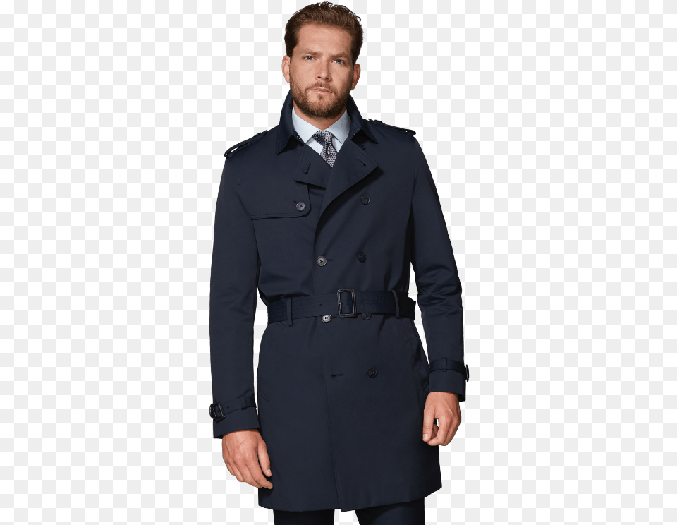 Murray Trench Coat Black Short Rain Coat Men, Clothing, Overcoat, Trench Coat, Accessories Free Png Download