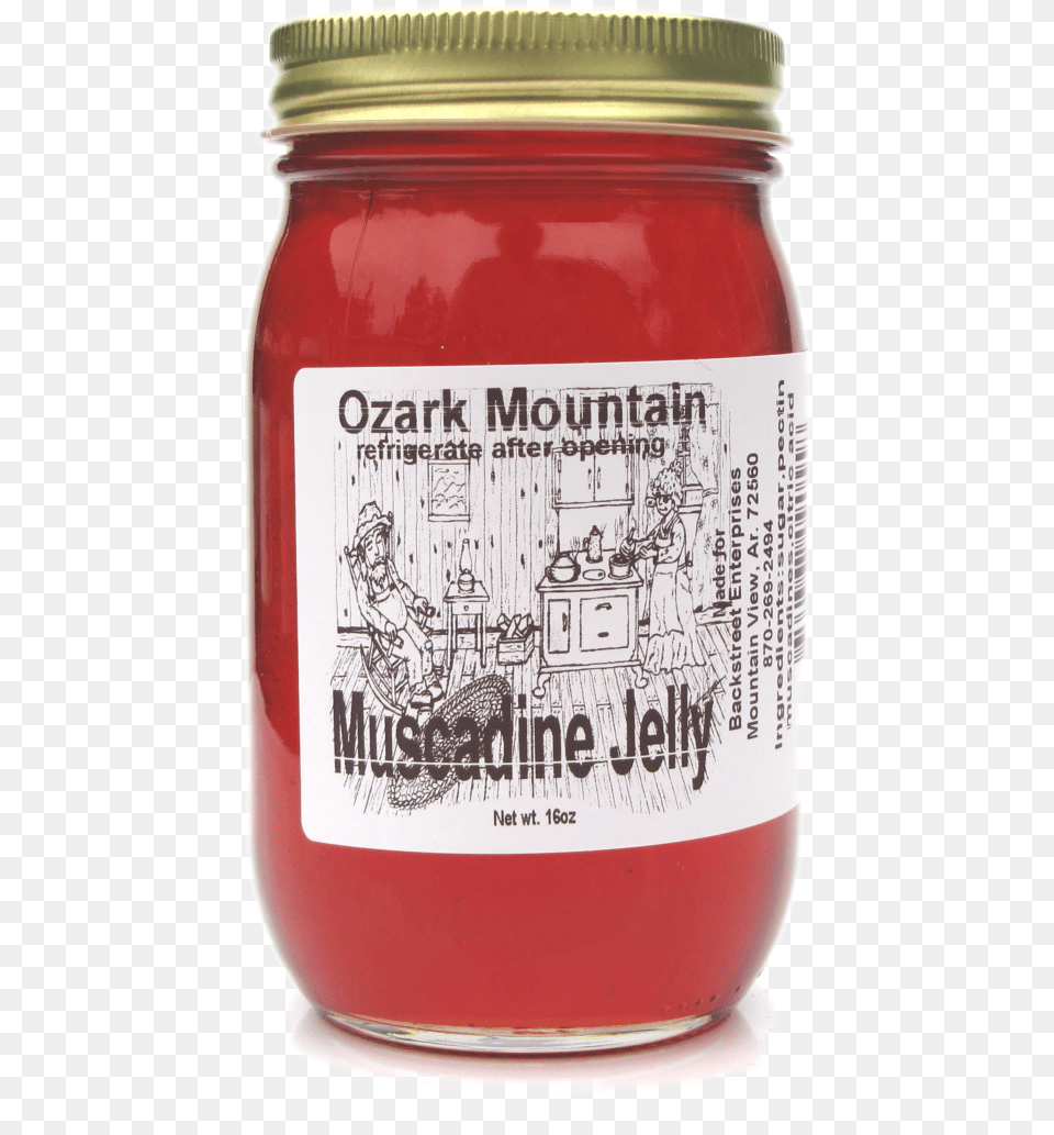 Muscadine Jelly Fruit, Food, Person, Jar, Ketchup Free Transparent Png