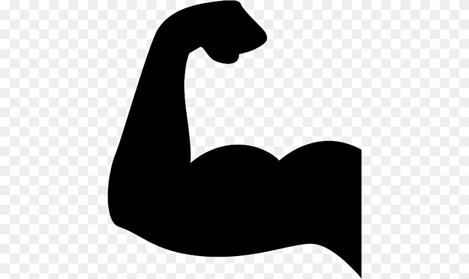 Muscle, Silhouette, Smoke Pipe Png Image